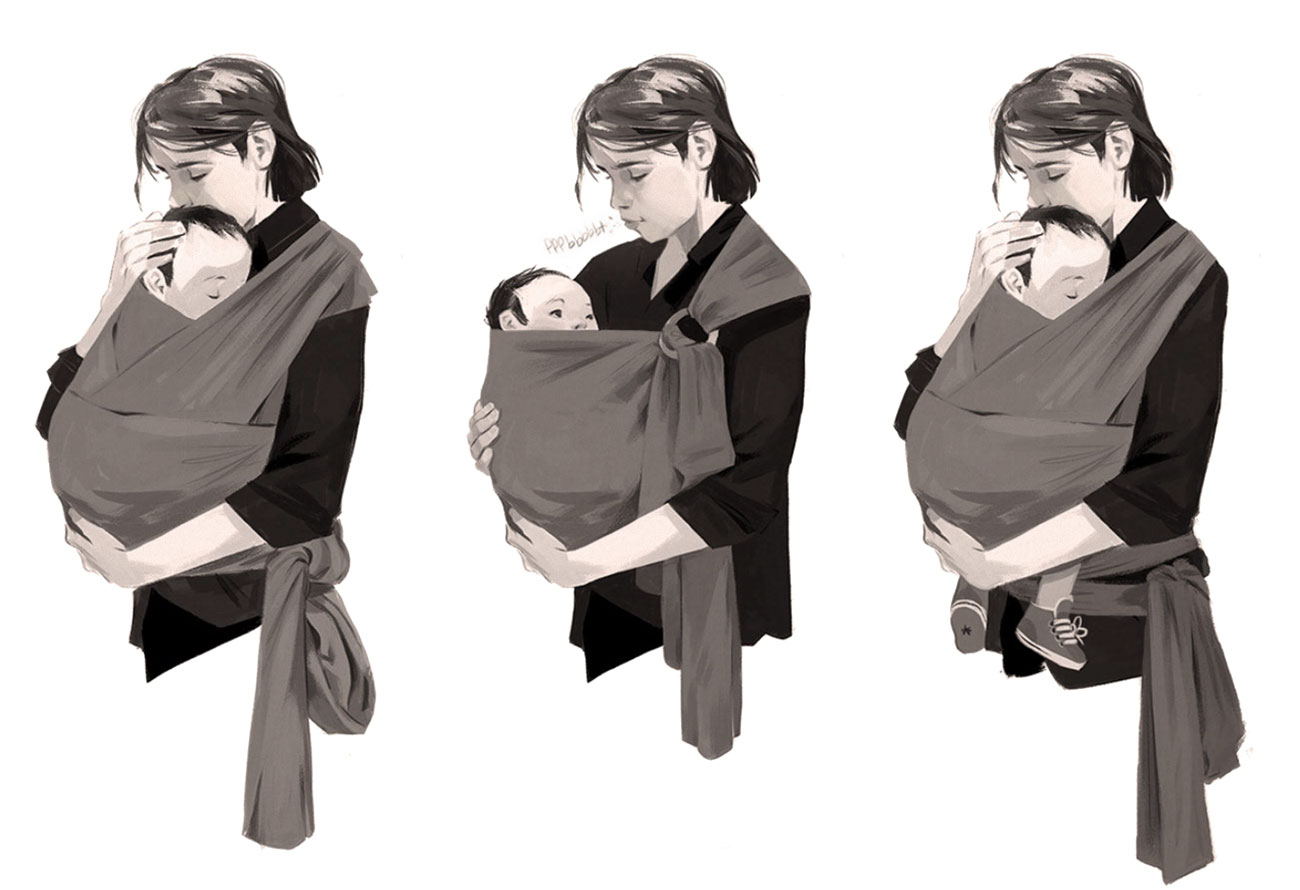 Ellie and J.J. Art from The Last of Us Part II