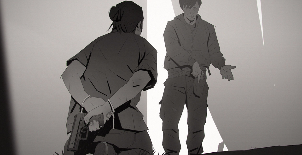 Ellie and Jordan Art from The Last of Us Part II