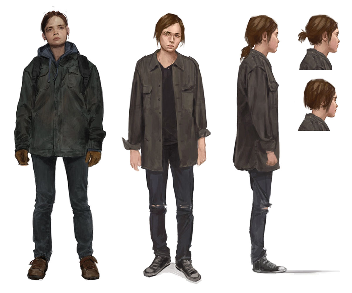 Ellie Character Design from The Last of Us Part II
