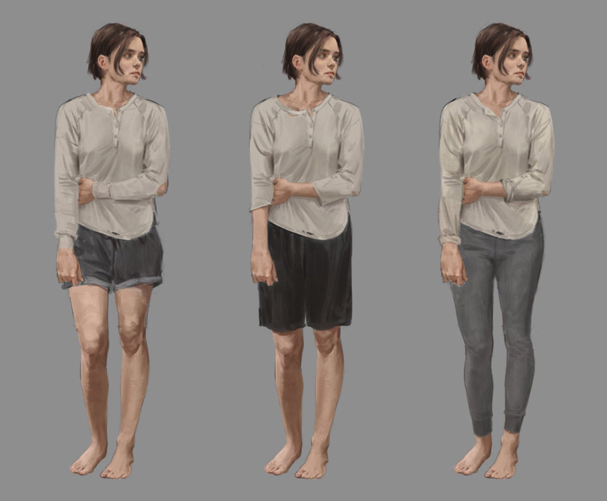 Ellie Farmhouse Clothing Art from The Last of Us Part II