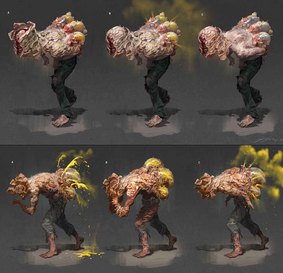 Infected Acid Concept Artwork from The Last of Us Part II