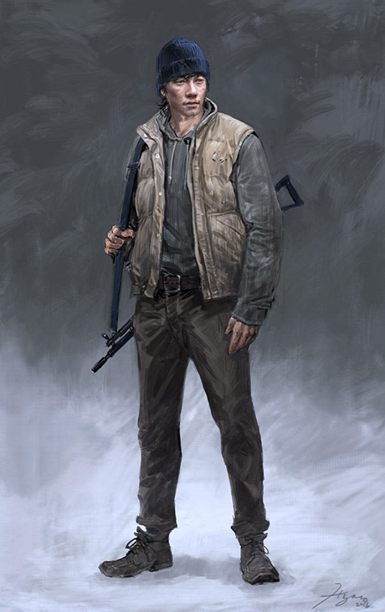 Jesse Concept Art from The Last of Us Part II