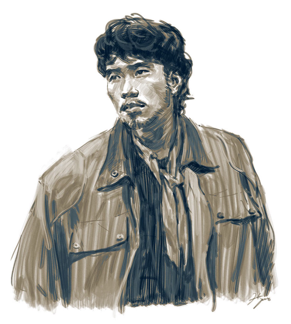 Jesse Rough Concept Art from The Last of Us Part II
