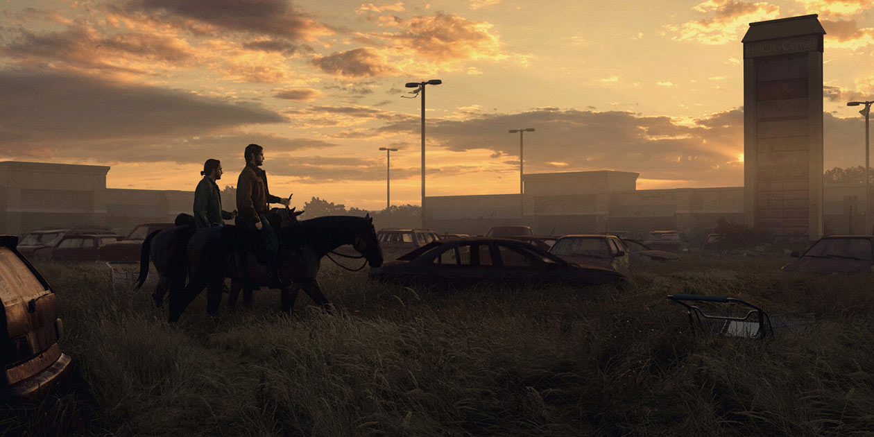 Joel and Tommy Prologue Art from The Last of Us Part II