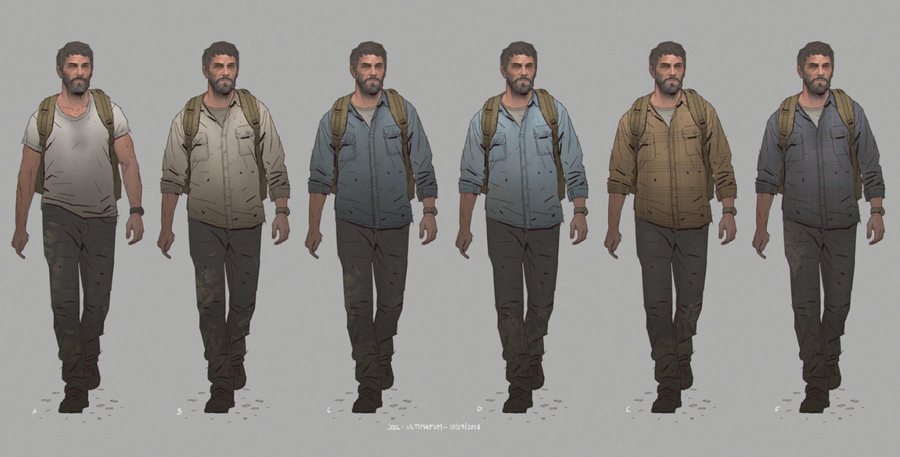 Joel Concept Art from The Last of Us Part II
