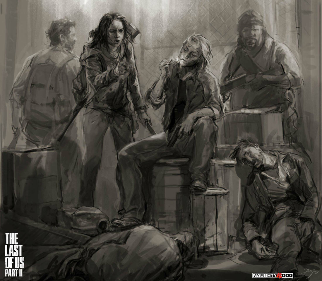 Maria Concept Art from The Last of Us Part II