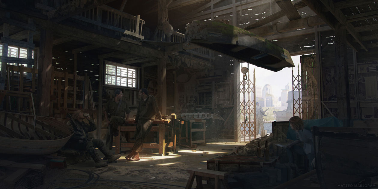 Militia Shipbuilders Art from The Last of Us Part II