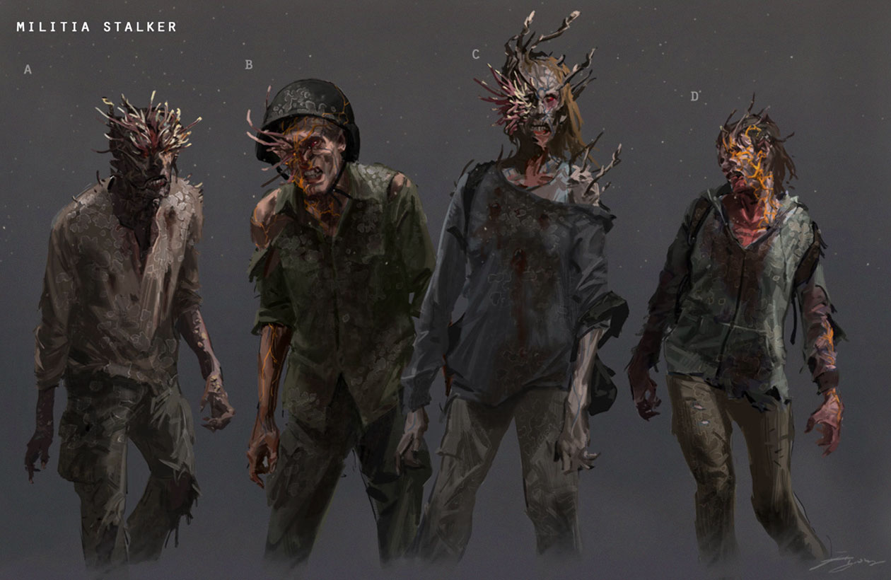 Militia Stalker Art from The Last of Us Part II