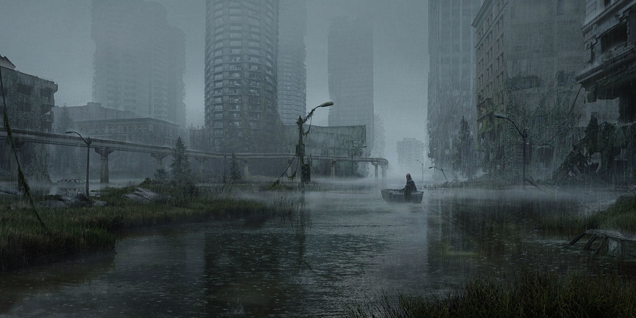 Motorboat Exploration Art from The Last of Us Part II