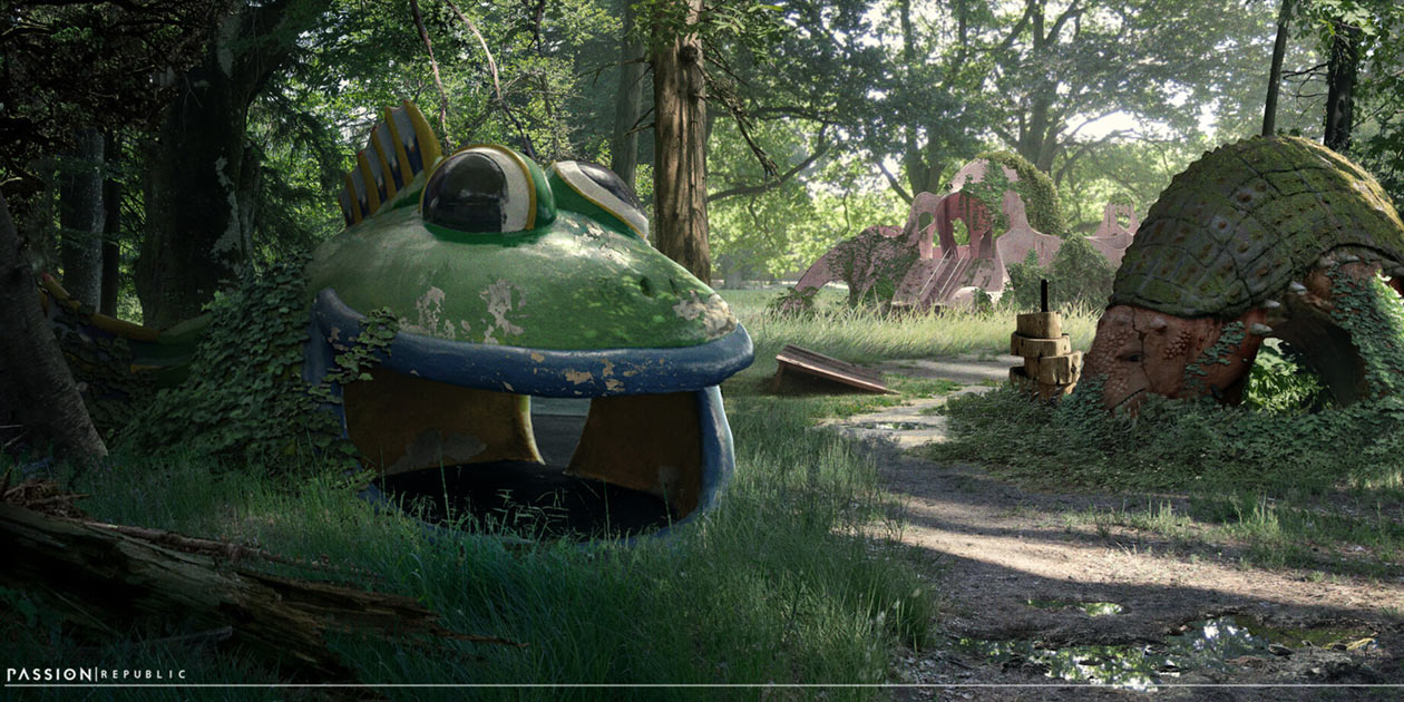 Playground Artwork from The Last of Us Part II