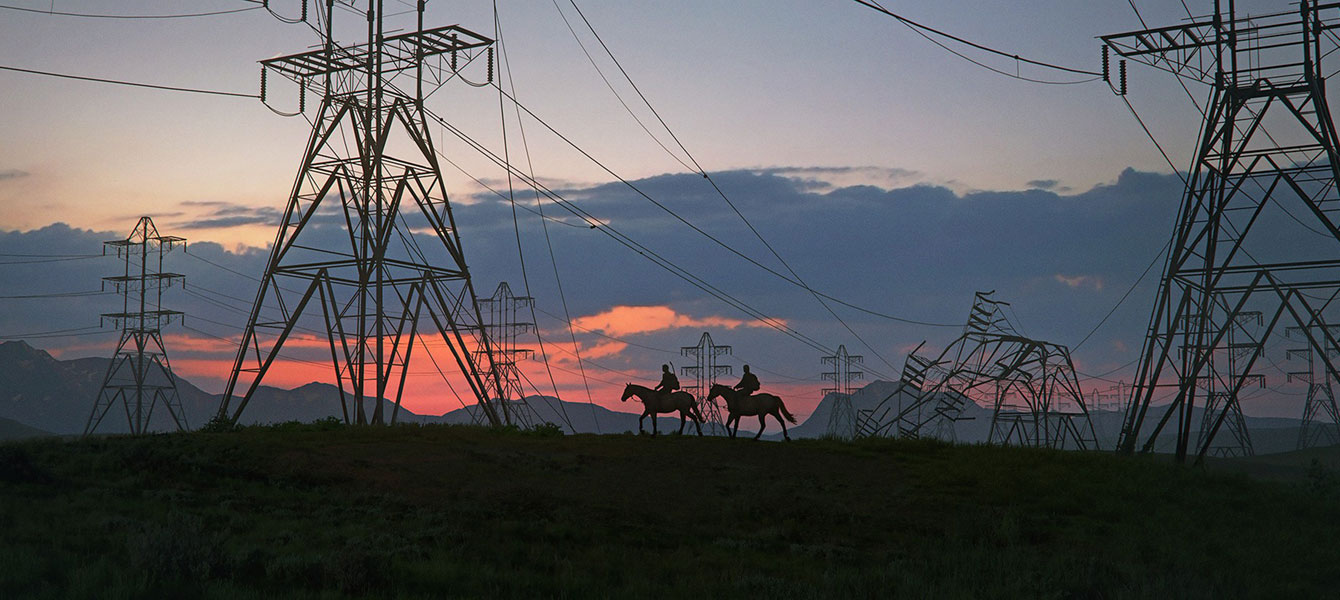 Powerlines Concept Art from The Last of Us Part II