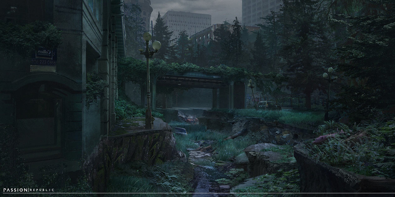 Seattle City Hall Park Art from The Last of Us Part II