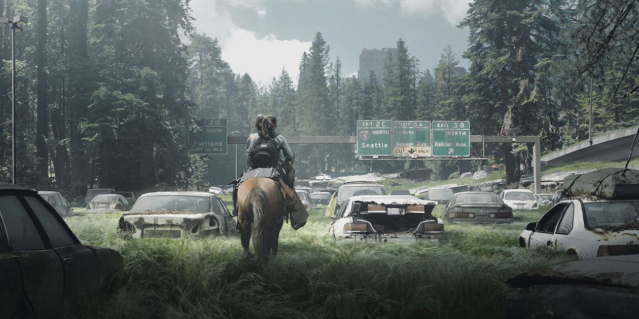 Seattle Freeway Art from The Last of Us Part II