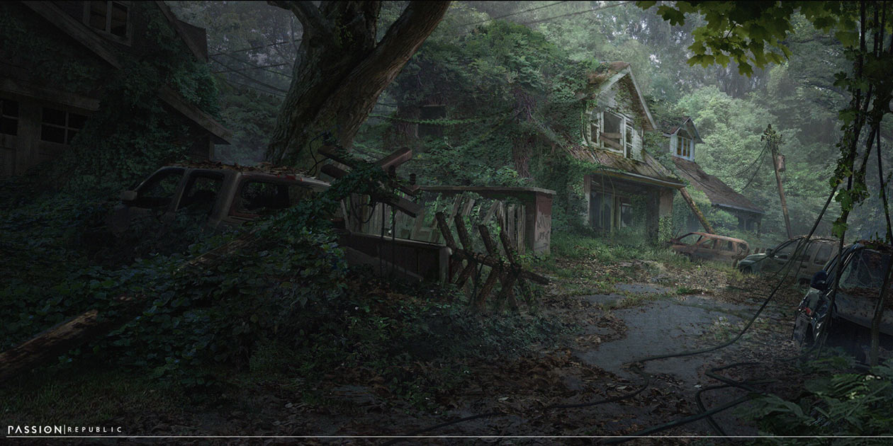 Seattle Neighborhood Art from The Last of Us Part II