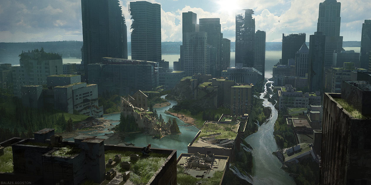 Seattle Vista Art from The Last of Us Part II