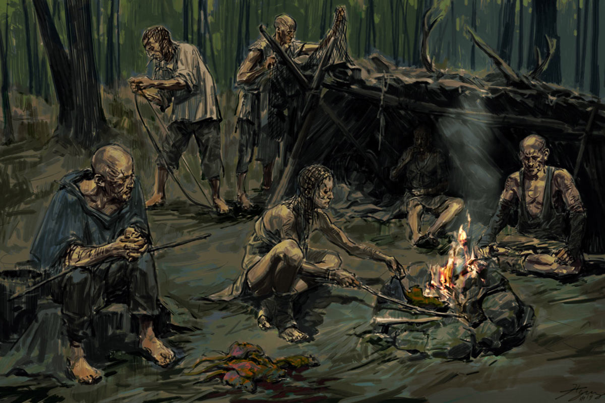 Seraphite Camp Art from The Last of Us Part II