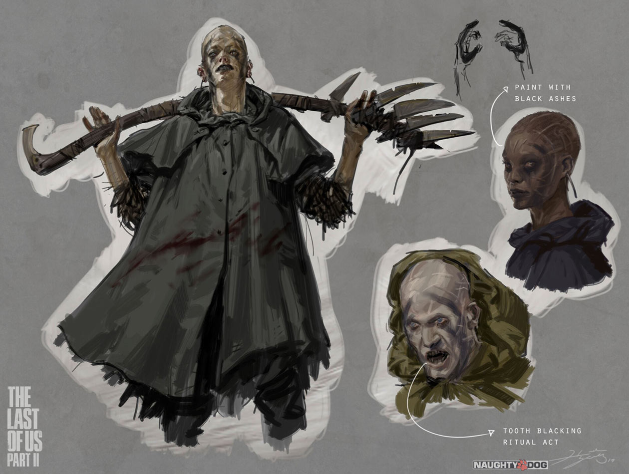 Seraphite People Art from The Last of Us Part II