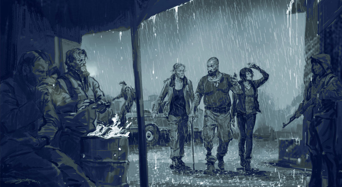 WLF Camp Art from The Last of Us Part II