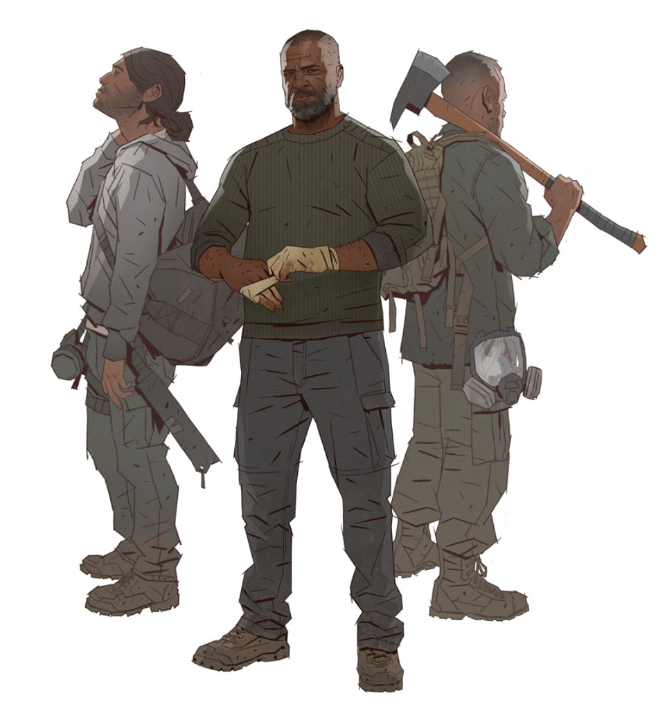WLF Members Art from The Last of Us Part II