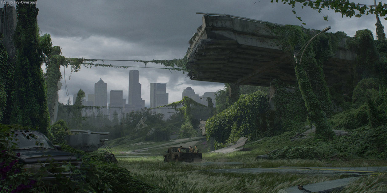 WLF Patrol Route Art from The Last of Us Part II