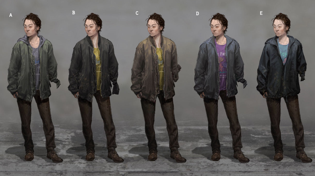 Yara Clothing Concept Art from The Last of Us Part II