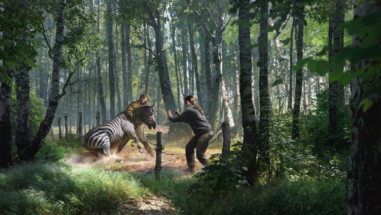Zebra Rescue Art from The Last of Us Part II