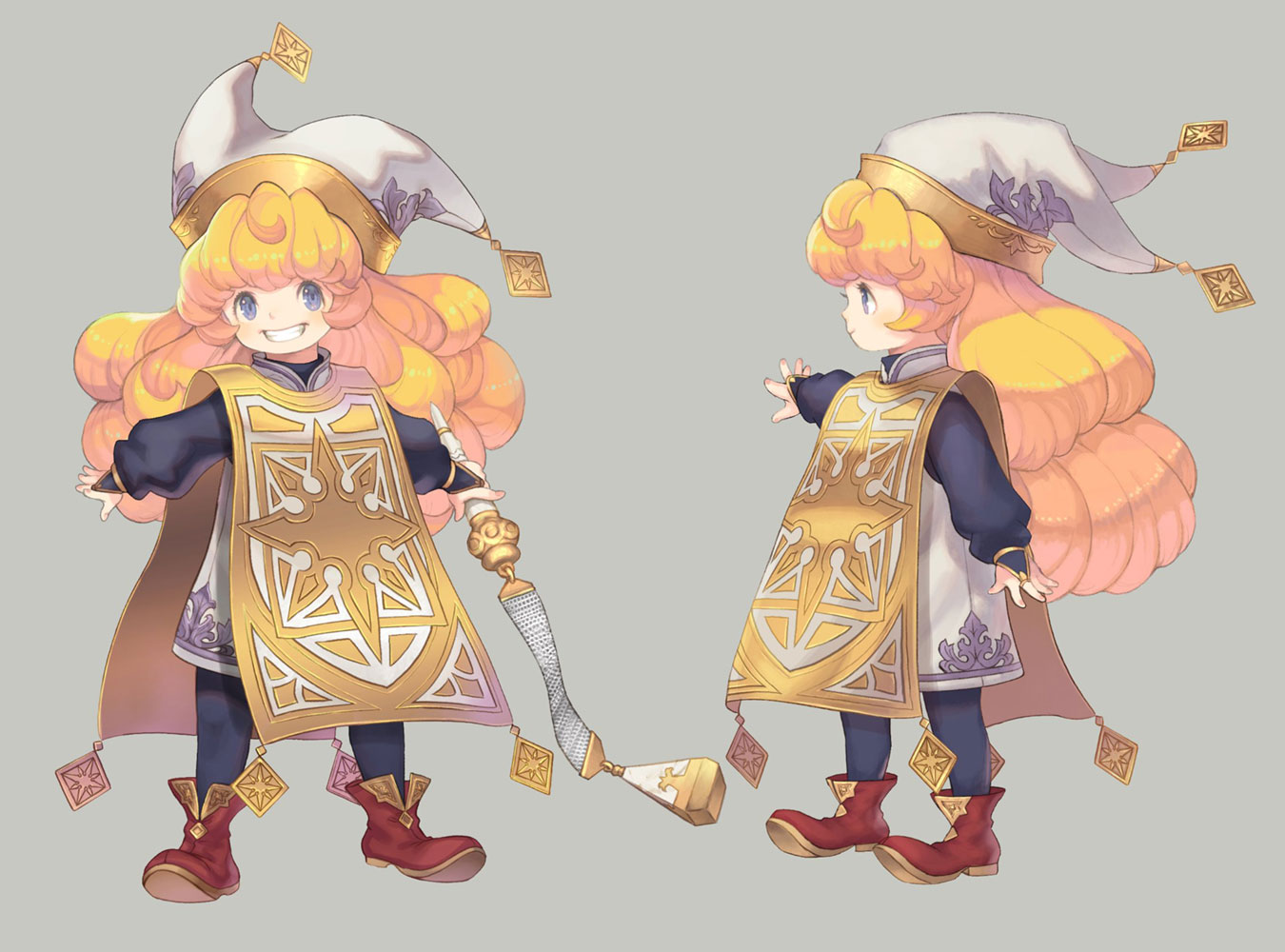 Charlotte High Cleric Class Art from Trials of Mana (Remake)