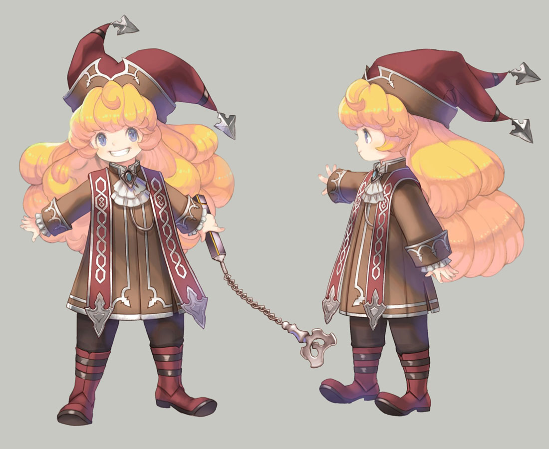 Charlotte Necromancer Class Art from Trials of Mana (Remake)