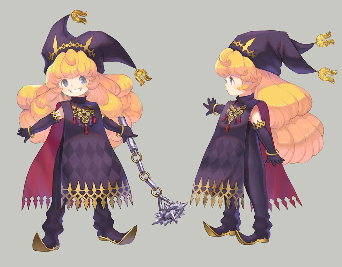 Charlotte Warlock Class Art from Trials of Mana (Remake)