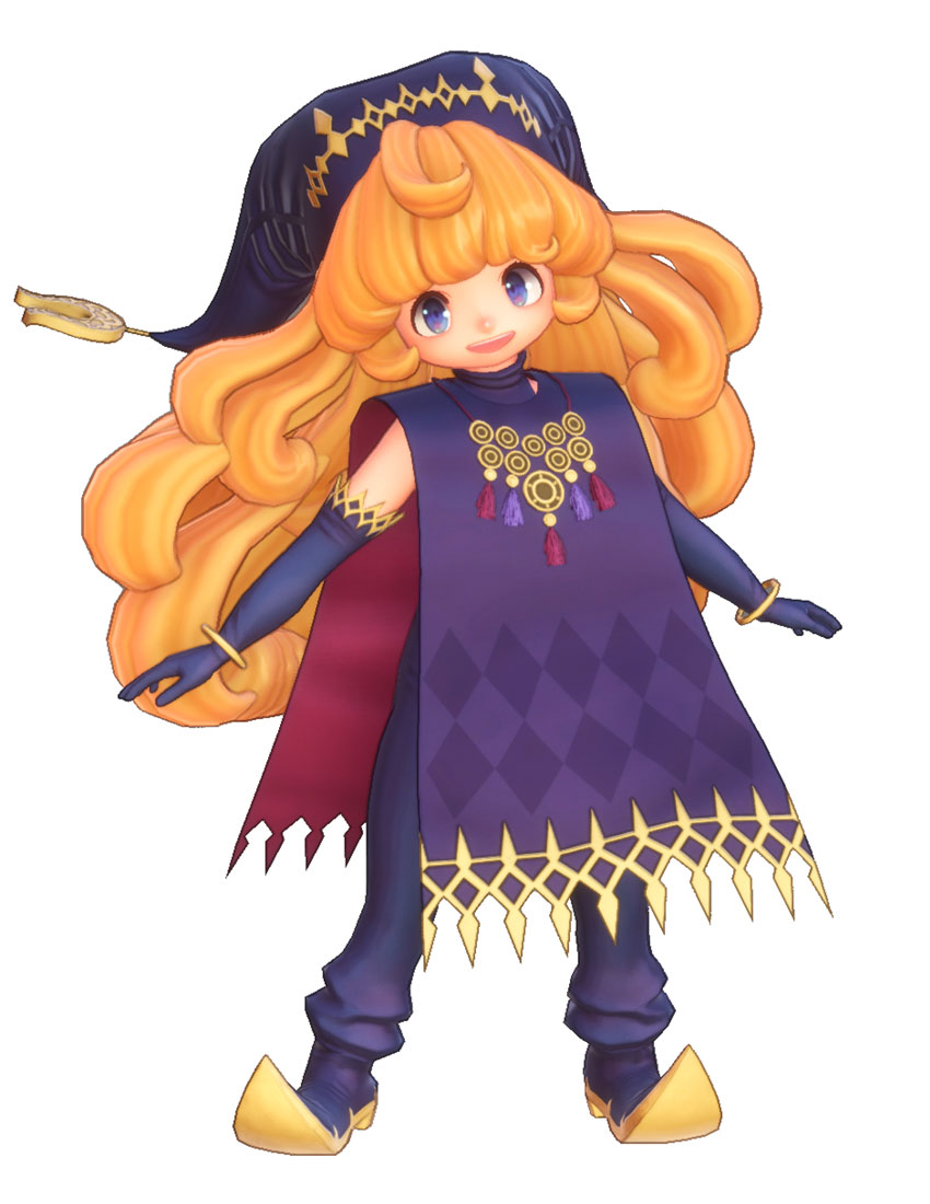 Charlotte, Warlock Art from Trials of Mana (Remake)