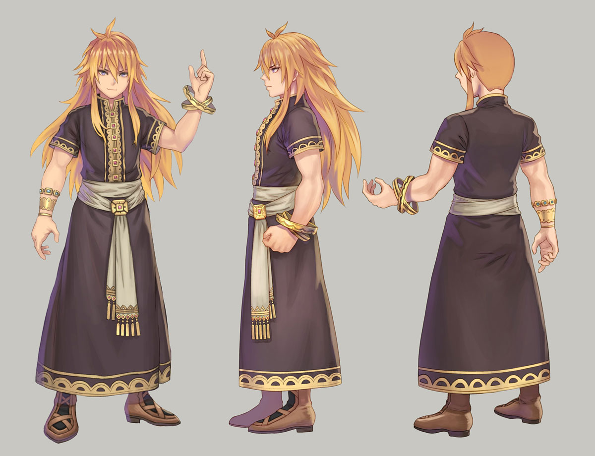 Crimson Wizard (No Cape) Art from Trials of Mana (Remake)