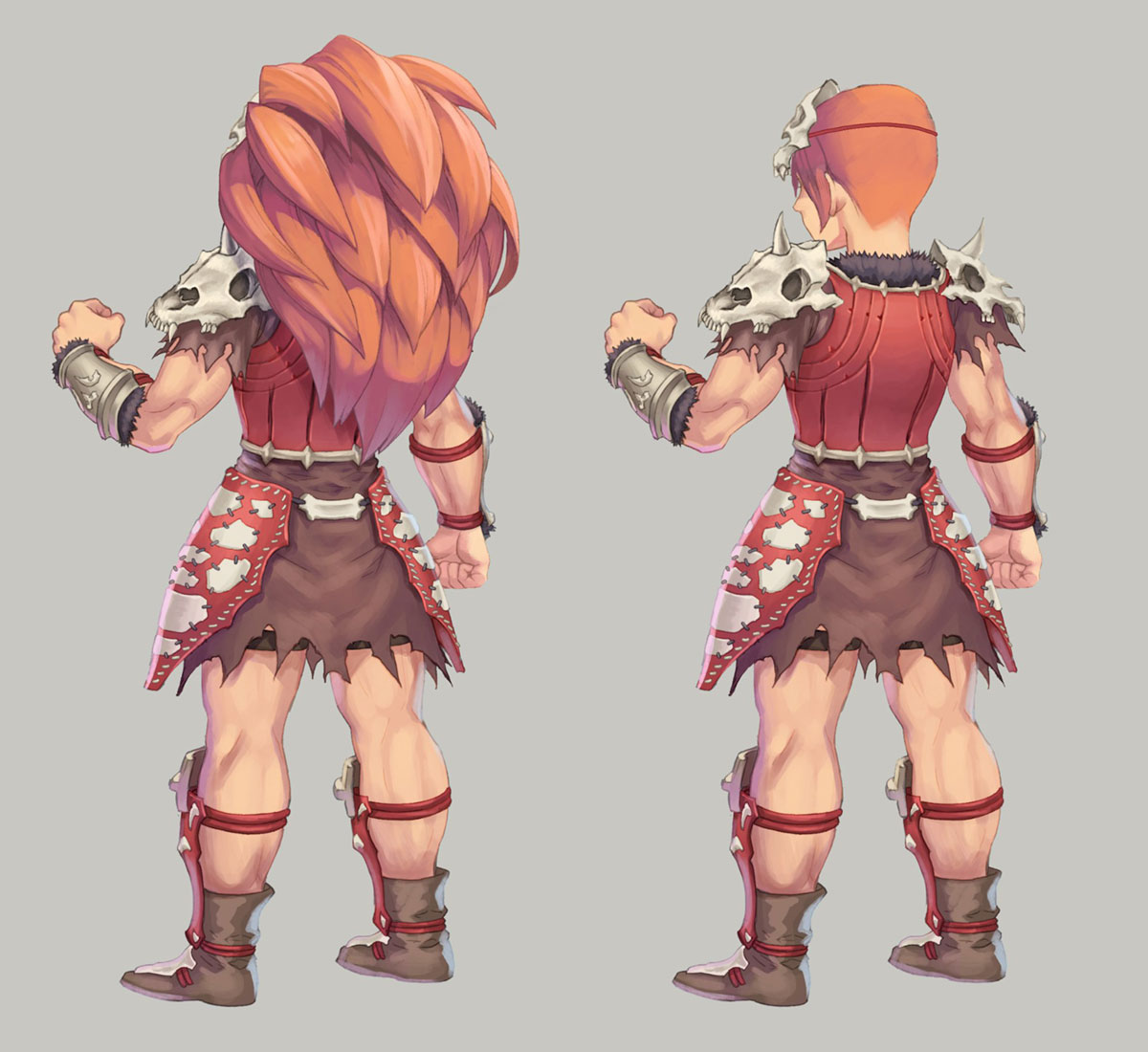 Duran Duelist Class Backside Art from Trials of Mana (Remake)