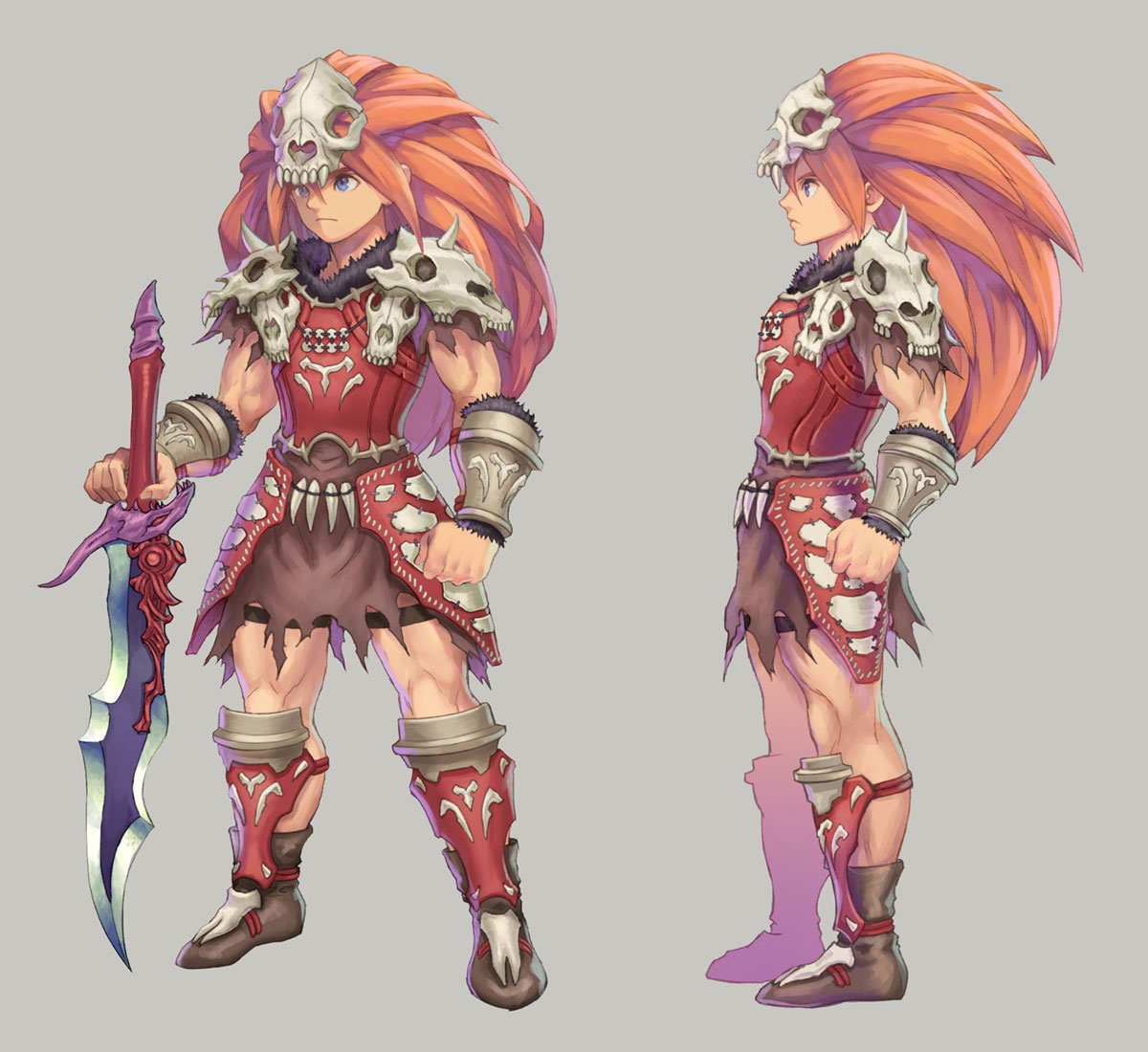 Duran Duelist Class Art from Trials of Mana (Remake)