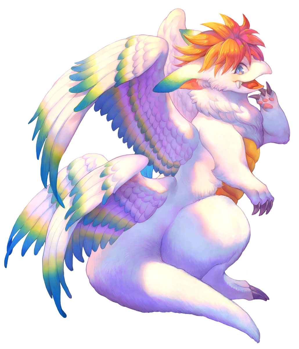 Flammie Art from Trials of Mana (Remake)