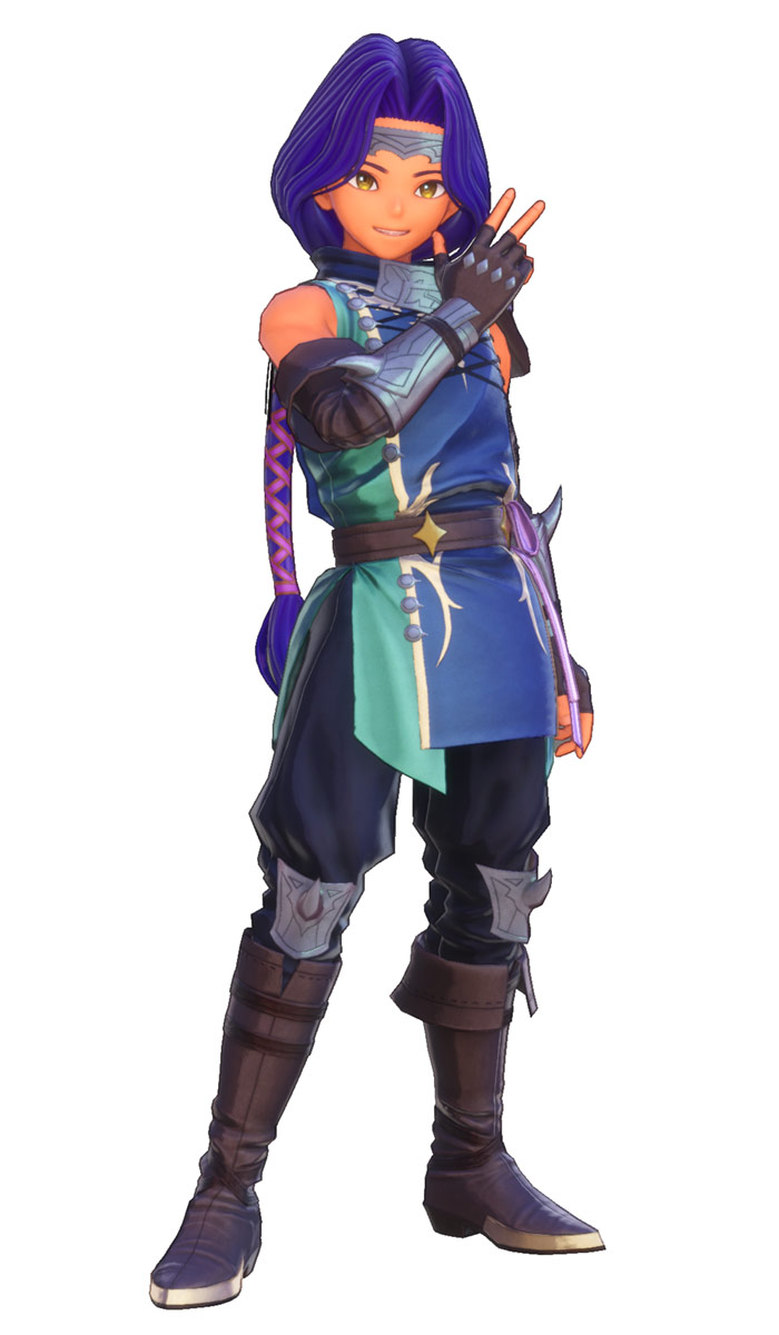 Hawkeye, Ninja Art from Trials of Mana (Remake)