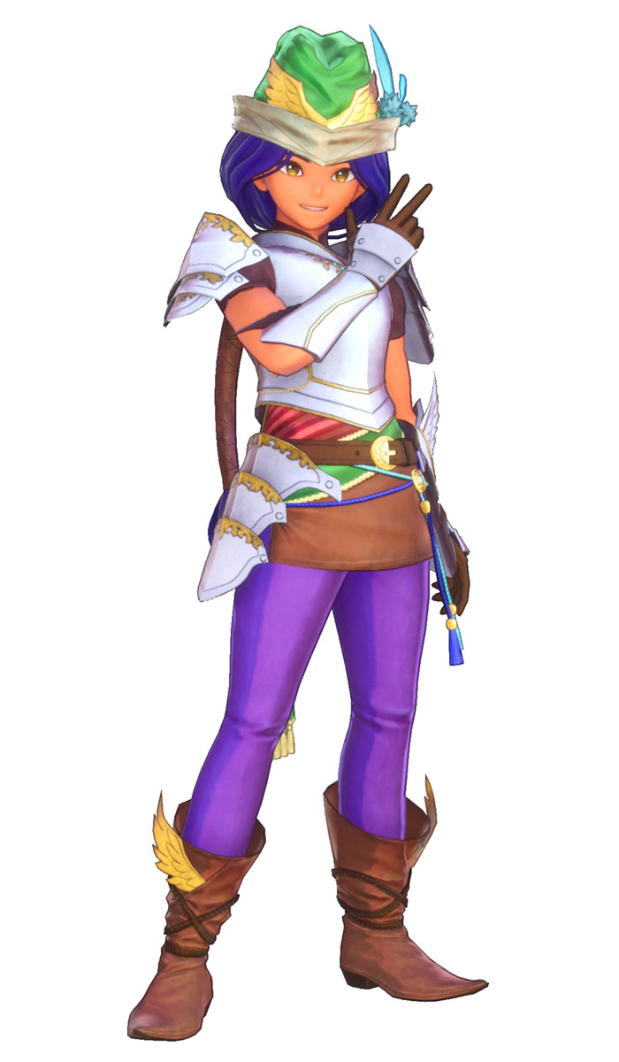 Hawkeye, Nomad Art from Trials of Mana (Remake)