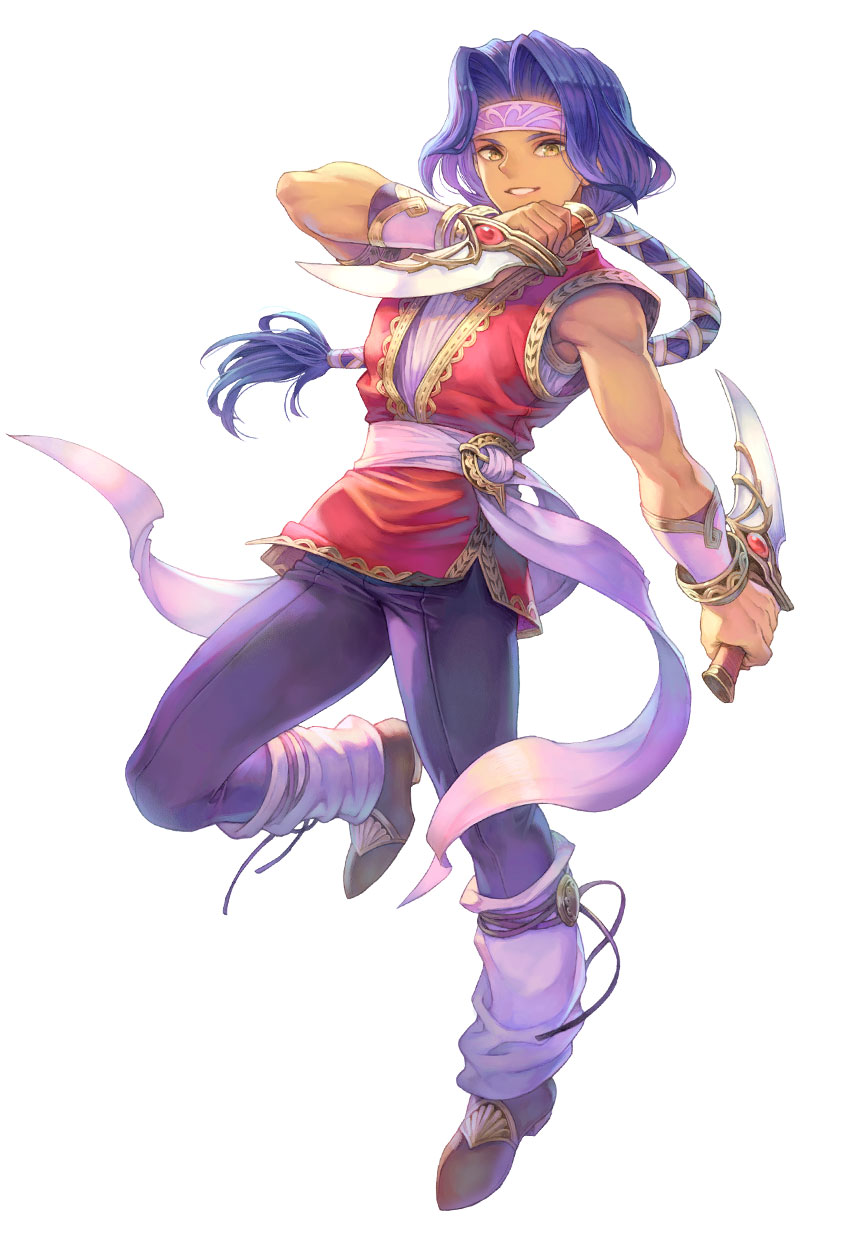 Hawkeye Art from Trials of Mana (Remake)