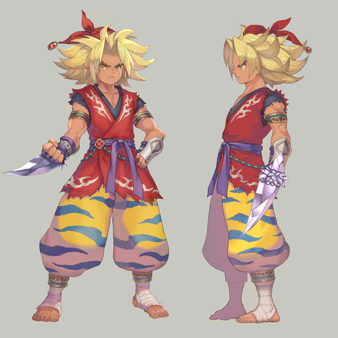 Kevin Divine Fist Class Art from Trials of Mana (Remake)
