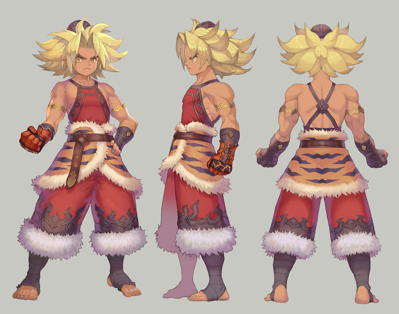 Kevin Enlightened Class (No Mantle) Art from Trials of Mana (Remake)