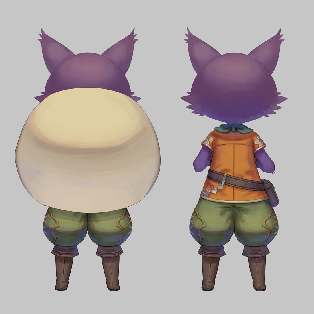 Niccolo Backside Art from Trials of Mana (Remake)