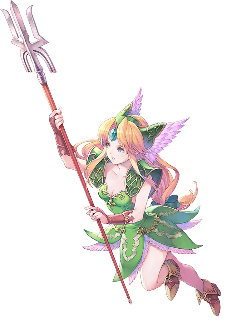 Riesz Artwork from Trials of Mana (Remake)