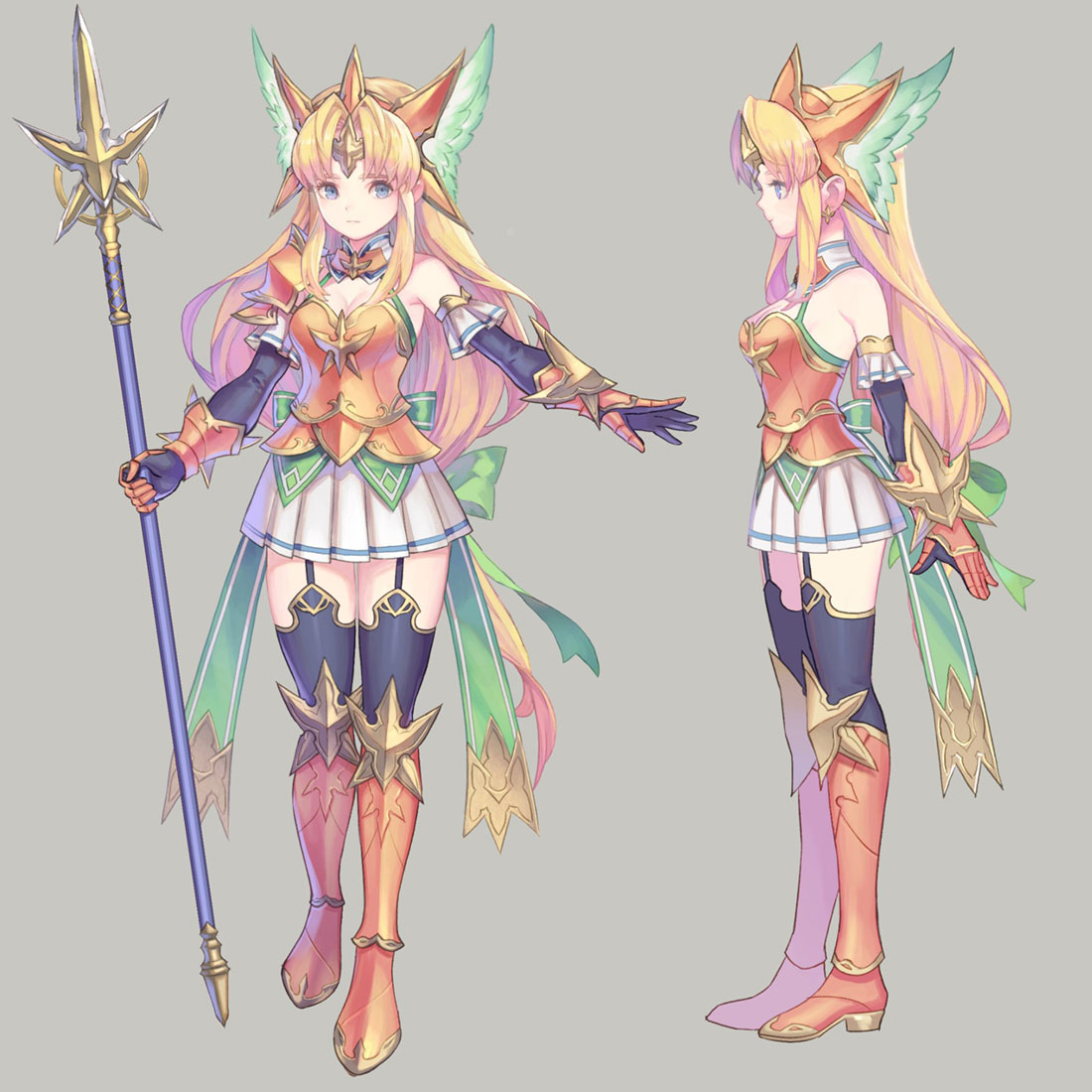 Riesz Meteorite Class Art from Trials of Mana (Remake)