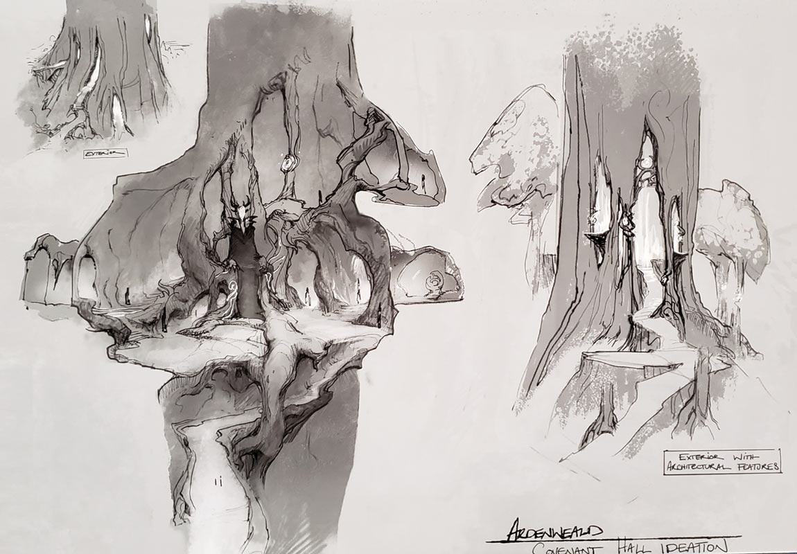 Ardenweald Covenant Hall Art from World of Warcraft: Shadowlands