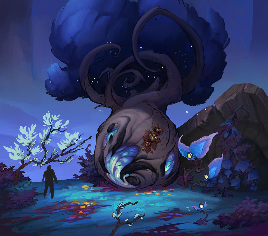 Ardenweald Plants Art from World of Warcraft: Shadowlands