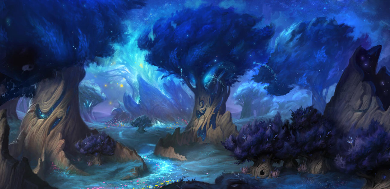 Ardenweald Art from World of Warcraft: Shadowlands