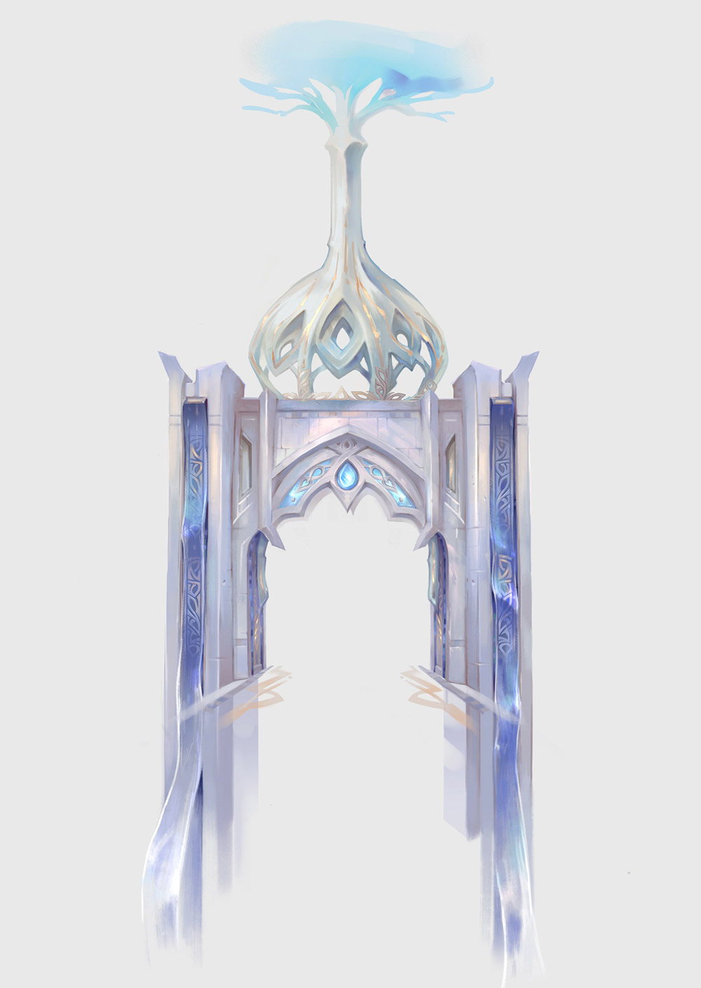Bastion Archway Art from World of Warcraft: Shadowlands