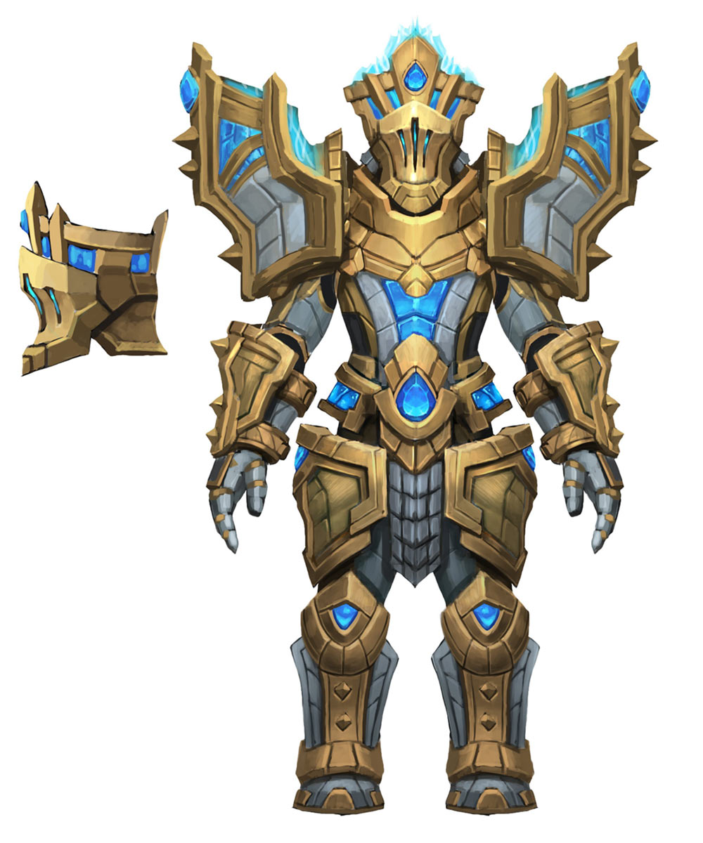 Bastion Kyrian Armor Art from World of Warcraft: Shadowlands
