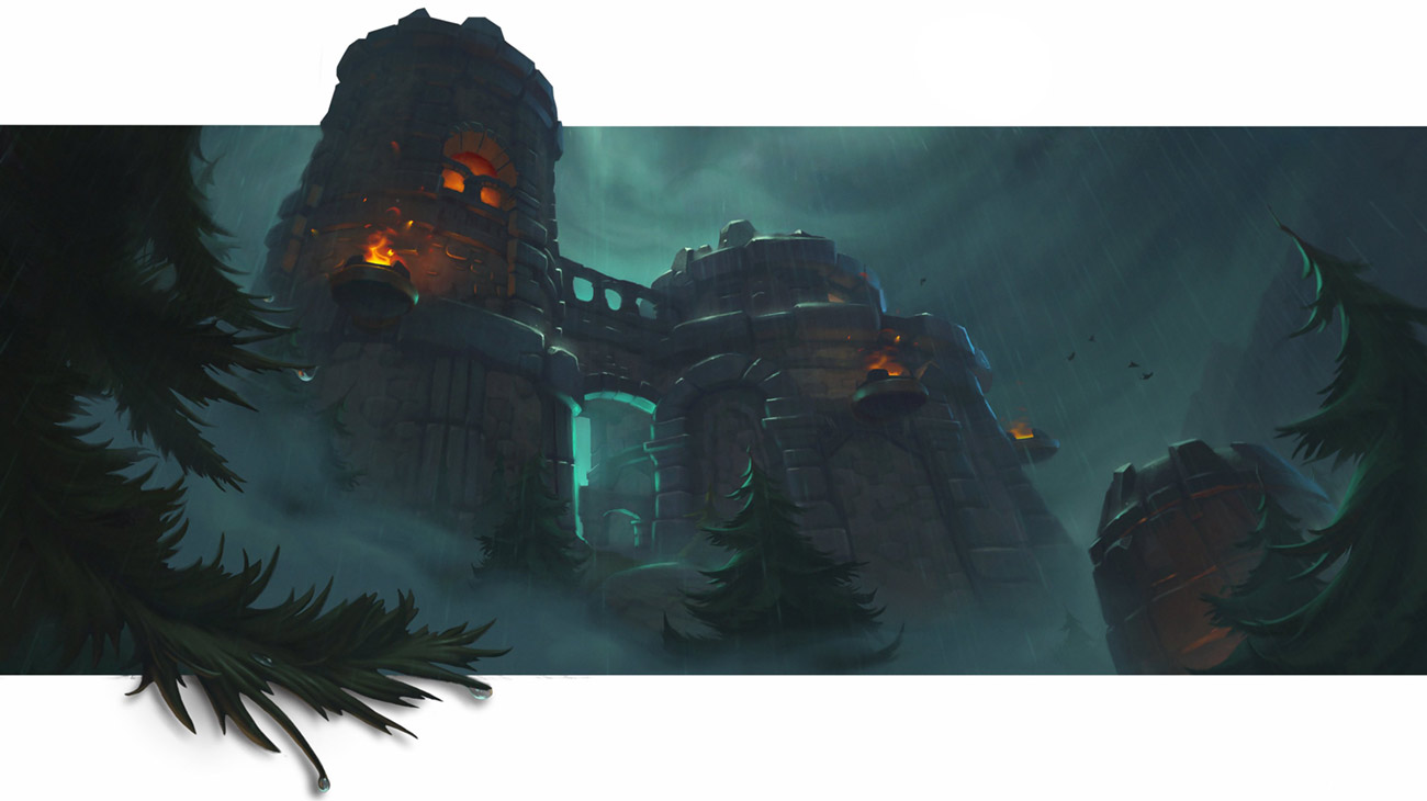 Darkmaul Citadel Loading Screen Art from World of Warcraft: Shadowlands