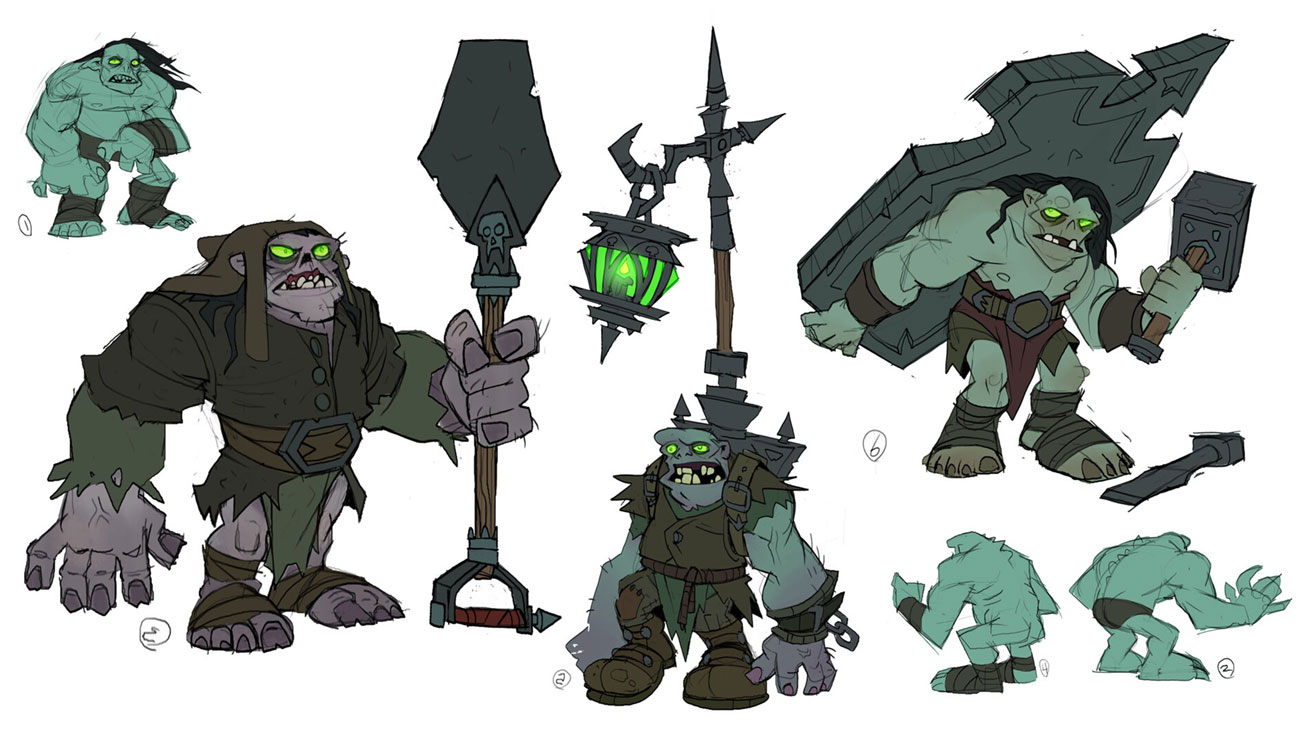 Dredger Concepts from World of Warcraft: Shadowlands