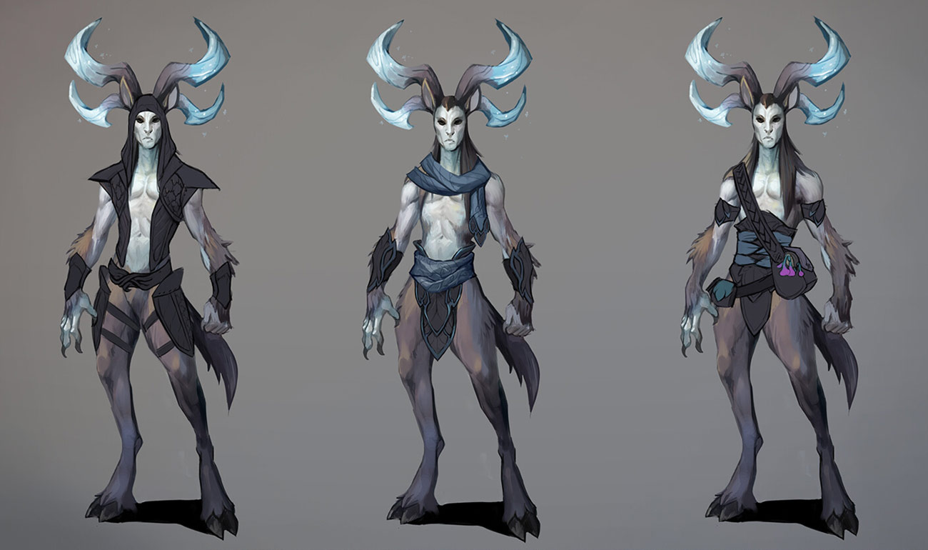 Faun Race Art from World of Warcraft: Shadowlands